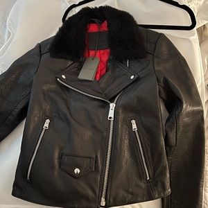 All Saints New with tags leather jacket